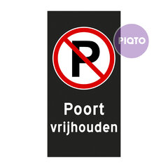 "Poort vrijhouden"