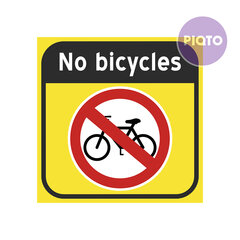 "No bicycles"