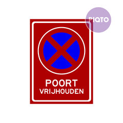 "Poort vrijhouden"