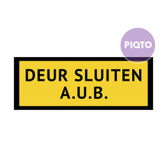 "Deuren sluiten a.u.b."