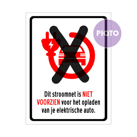 "Dit stroomnet is niet voorzien voor het opladen van je elektrische auto"