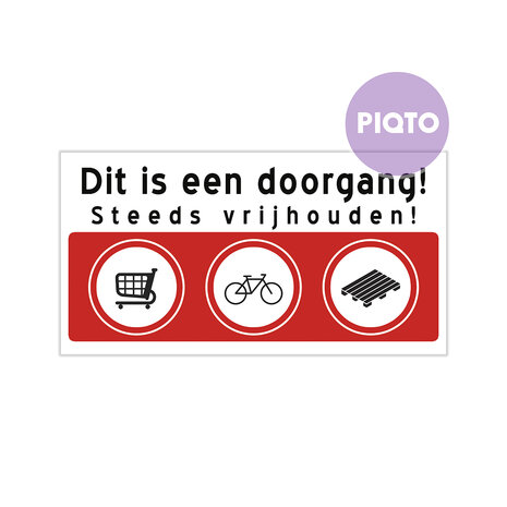 "Dit is een doorgang!"