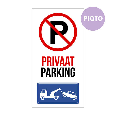Parkeerverbod - "Privaat parking"