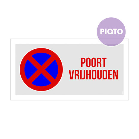 "Poort vrijhouden"