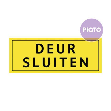 "Deur sluiten"